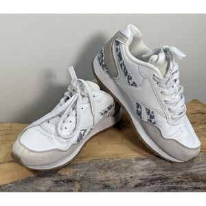 Reebok Court Advance Retro low Top Shoes Sneakers Leopard Womens Sz 6 Sporty